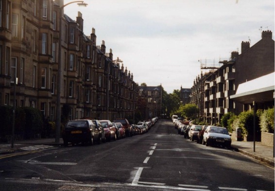 エジンバラの朝の風景