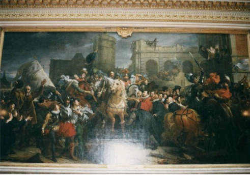 ベルサイユ宮殿内部の絵画