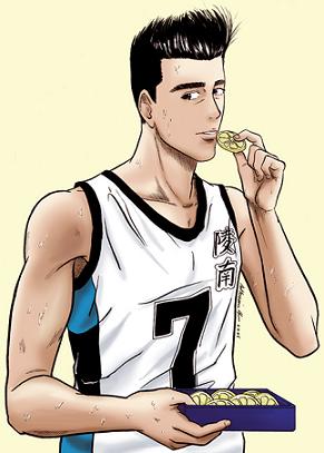 ちーぃーっす!俺、仙道!試合が終わったらバイトに行こぉ思っとる。・・・・ホストクラブ「愛」ってとこでNo1をキープ!イイ男は忙しいって事よ! (* ̄▽ ̄)v