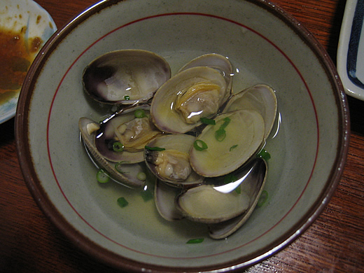 あさりの吸い物？