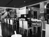 カフェ店内