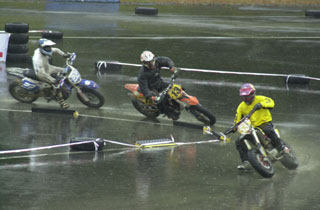 moto1チャンピオン候補のTATSUYA選手の練習走行