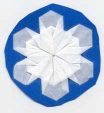 雪の結晶 折り紙 ニジイロものガタリ 楽天ブログ
