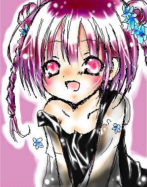 塗り絵（線画：火蓮さま）