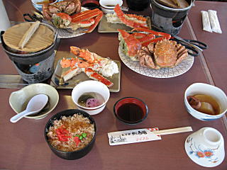 長万部での昼食