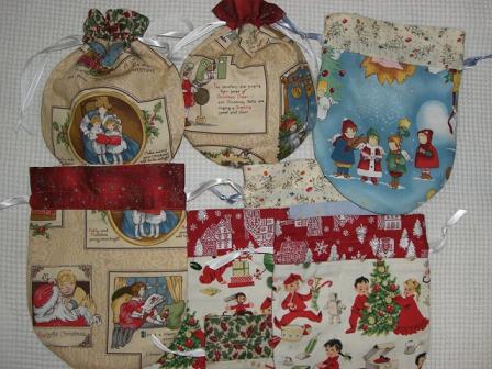 クリスマス巾着たくさん