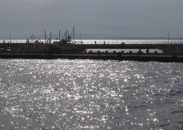 江ノ島弁天橋からの眺め・海
