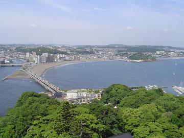 江ノ島展望台からの眺め
