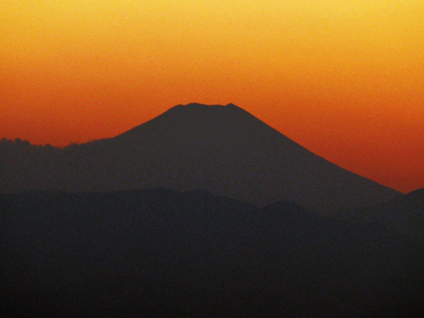 東京から見える富士山