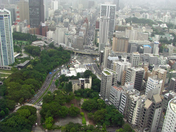 東京タワー展望台からの眺望☆港区芝公園