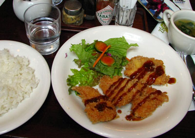 ランチ　コ・ビアン　チキンカツ定食☆千葉県我孫子市