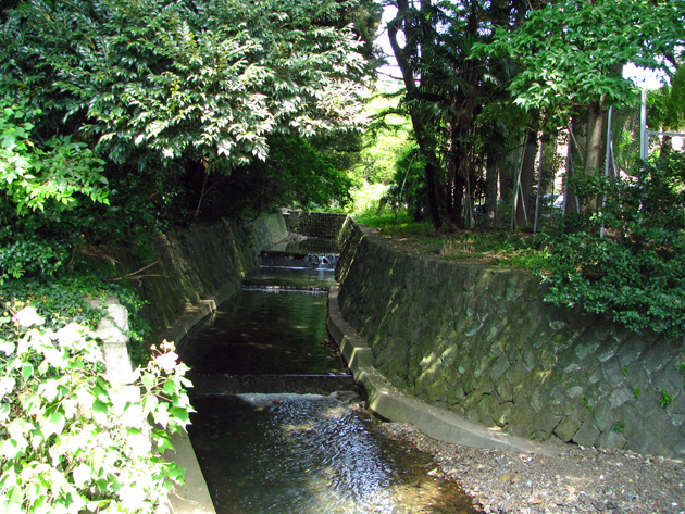 きしべの路の流れる清流