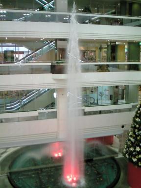 噴水が！！