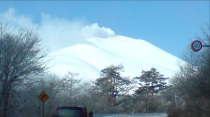 今朝の浅間山