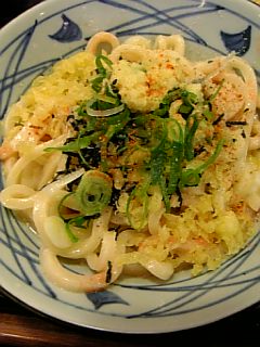 明太温玉うどん