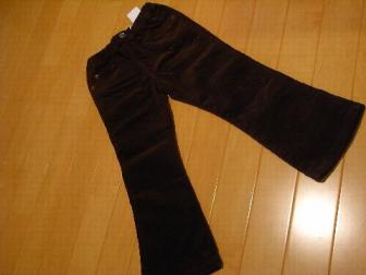 FO　コール天パンツ　１１０　前