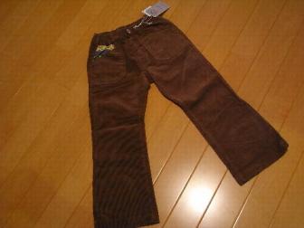 セラフ　コール天パンツ　１１０　前