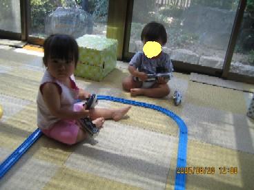 電車２人で