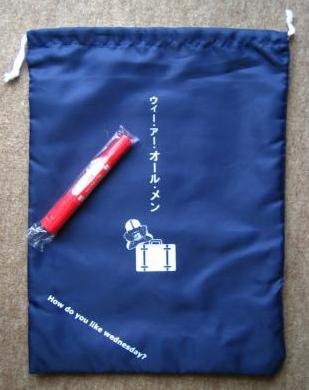 巾着と専用赤マジック