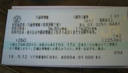 割引入場券