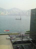 ホテルから香港島