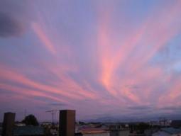 sunset clouds.