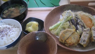おうちで天ぷら定食