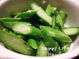 アスパラの塩ダレ蒸し