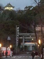 犬山城と針綱神社
