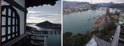 犬山城からの眺望2011年元旦