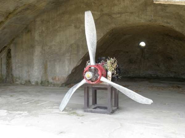 零戦ﾌﾟﾛﾍﾟﾗ　(国東沖で引き上げられた)