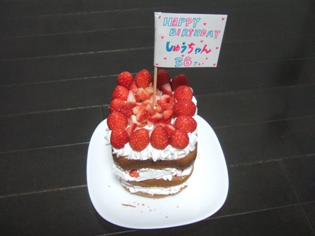 手作りケーキ