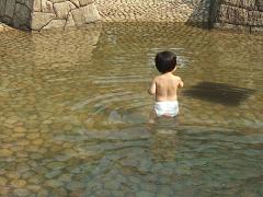 水遊び