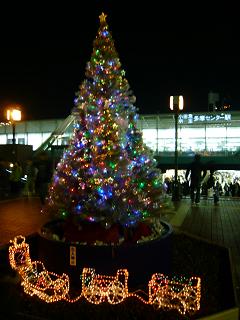 駅前のツリー