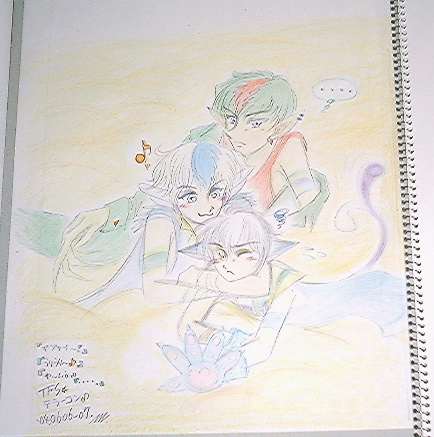 擬人化パロディイラストから☆