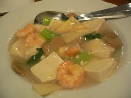 季菜　豆腐とエビの煮込み