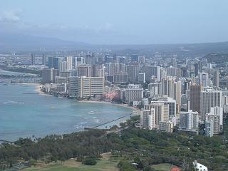 Diamond Head頂上より