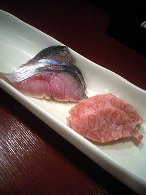 締めさば＆トロ