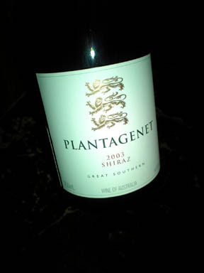 PLANTAGENET SHIRAZ 2003