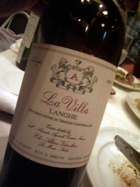 LANGHE　LA Villa　ELIO ALTARE　1995