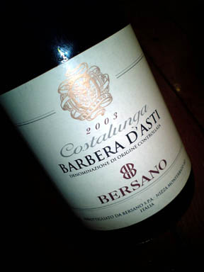 BERSANO BARBERA D'ASTI