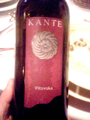 Carso Vitovska 2001　Kante
