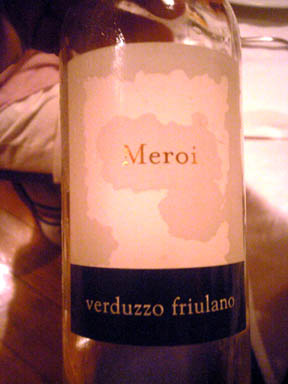 COF Verduzzo Friulano 2003　Meroi Davino