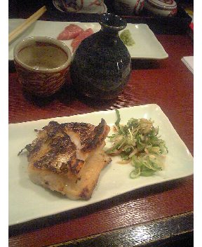 太刀魚の炭火焼