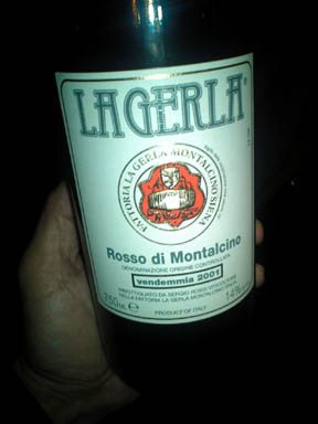 Rosso di Montalcino 01 La Gerla