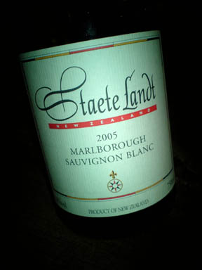 State Landt Sauvignon Blanc 2005