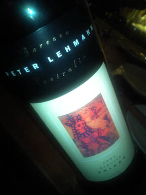 PETER　LEHMANN　BAROSSA　SHIRAZ　2004