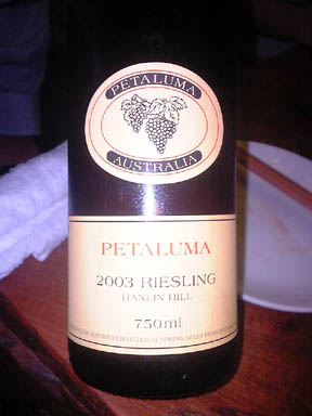 PETALUMA RIESLING 2003