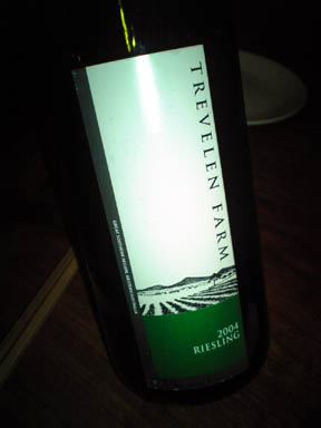 TREVELEN FARM RIESLING 2004