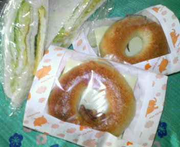 ベーグルサンド